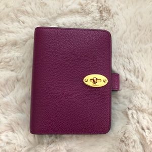 Mulberry Postman’s Lock pocket planner agenda